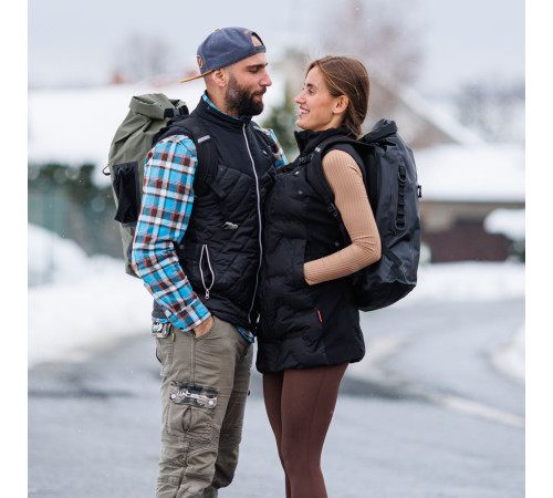 Водонепроникний мотоциклетний рюкзак W-TEC Uphills - хакі