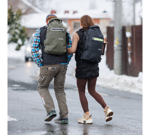 Водонепроникний мотоциклетний рюкзак W-TEC Uphills - хакі