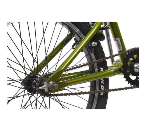 Велосипед BMX DHS Jumper 2005 20' cali - model 2021 - зелений Велосипед BMX DHS Jumper 2005 20' cali - model 2021 - зелений