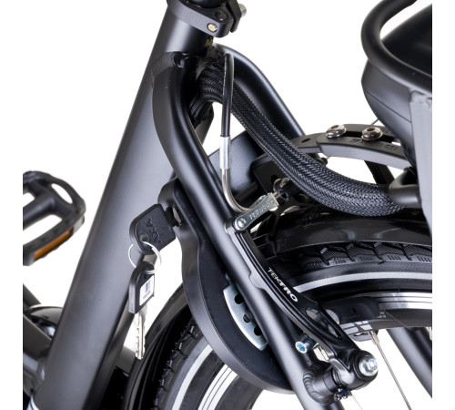 Електричний міський велосипед Devron 28124 28' 4.0/чорний