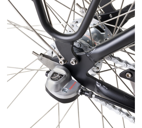 Електричний міський велосипед Devron 28124 28' 4.0/чорний