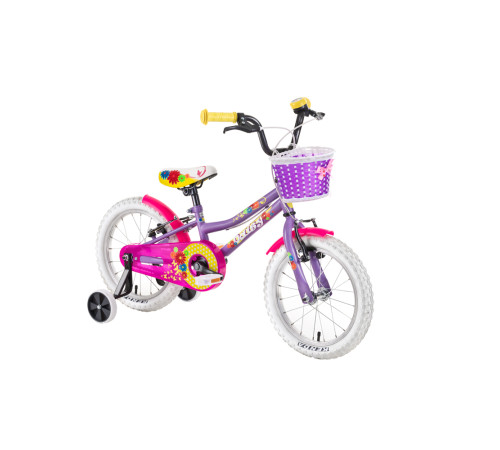 Дитячий велосипед DHS Daisy 1604 16' - model 2019 - фіолетовий Дитячий велосипед DHS Daisy 1604 16' - model 2019 - фіолетовий
