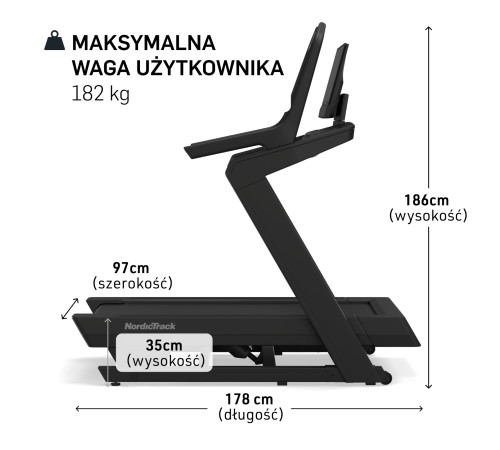 Бігова доріжка електрична NORDICTRACK X16