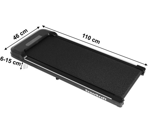 Бігова доріжка електрична Bauerkraft H-563, біла