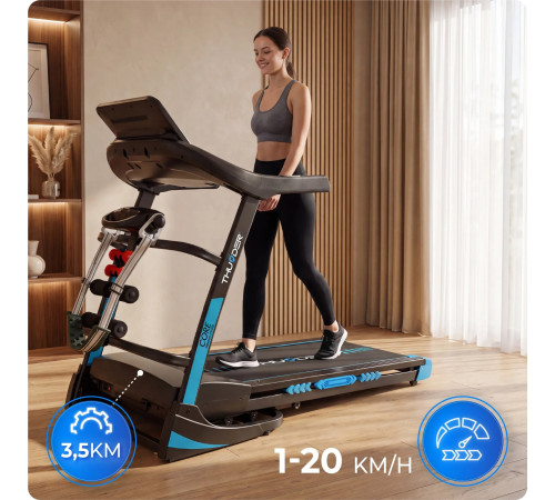 Бігова доріжка електрична THUNDER CORE-DS-TFT-BLACK