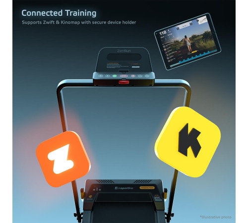 Бігова доріжка електрична з масажем inSPORTline ZenRun NOON