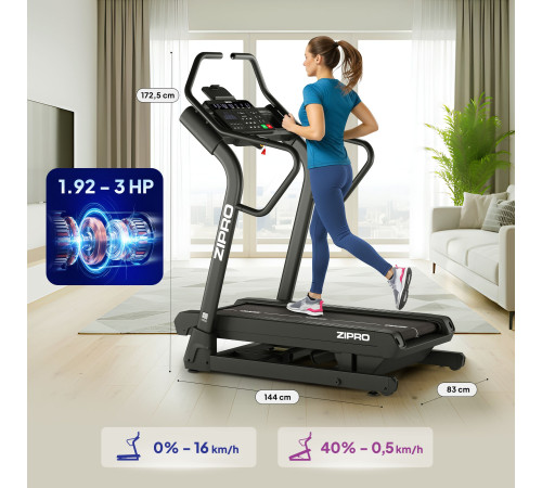 Бігова доріжка електрична Zipro Shred