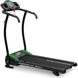 Бігова доріжка електрична Eb Fit W300, чорно-зелена