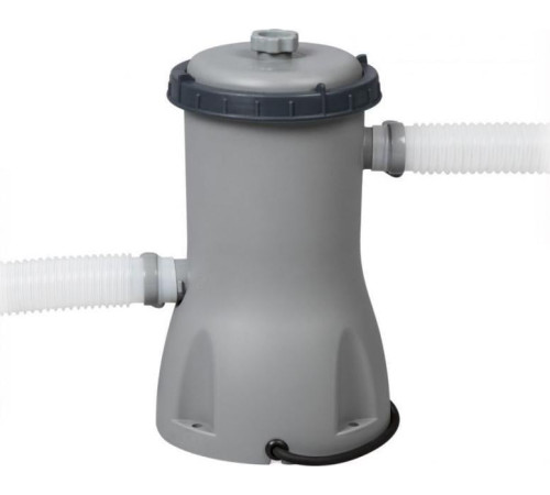 Басейн каркасний прямокутний Bestway Rack Pool, 488 x 244 x 122 см - сірий