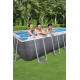 Басейн каркасний прямокутний Bestway Rack Pool, 488 x 244 x 122 см - сірий