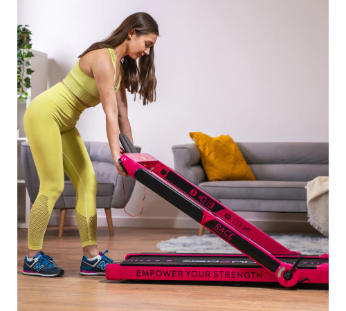 Бігова доріжка електрична THUNDER RACE-PINK