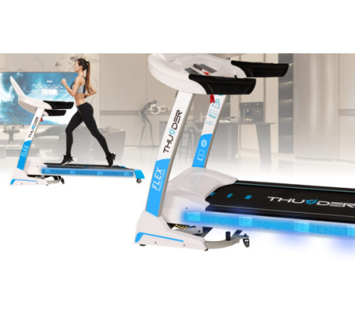 Бігова доріжка електрична THUNDER FLEX-S-WHITE Бігова доріжка електрична THUNDER FLEX-S-WHITE