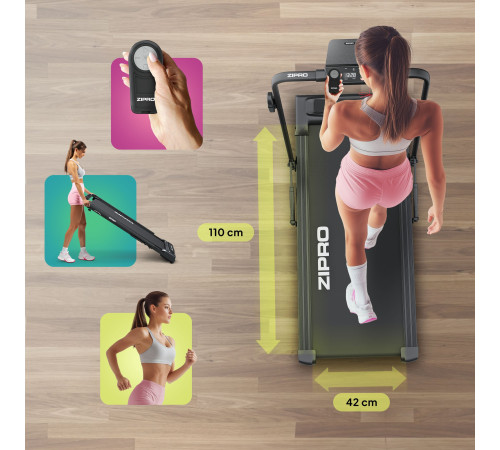 Бігова доріжка електрична Zipro Newlite Air