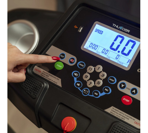 Бігова доріжка електрична THUNDER ICON-BLUE