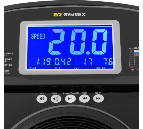 Бігова доріжка електрична Gymrex GR-MG77 Бігова доріжка електрична Gymrex GR-MG77