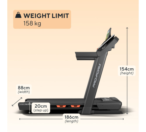 Бігова доріжка електрична PROFORM CARBON PRO 9000