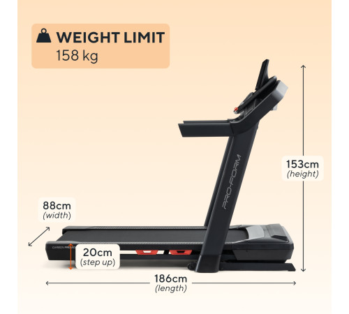 Бігова доріжка електрична PROFORM CARBON PRO 2000
