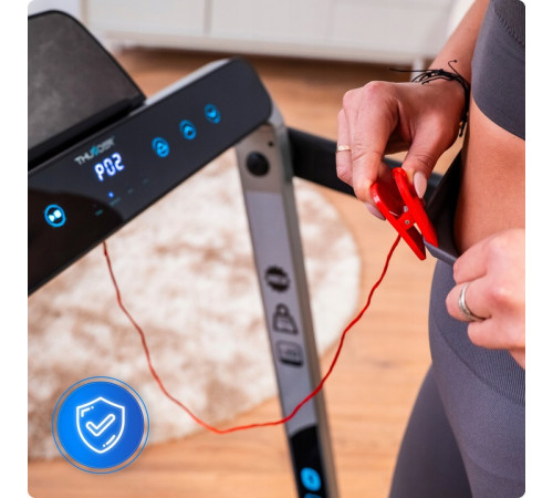 Бігова доріжка електрична THUNDER RACE-SILVER