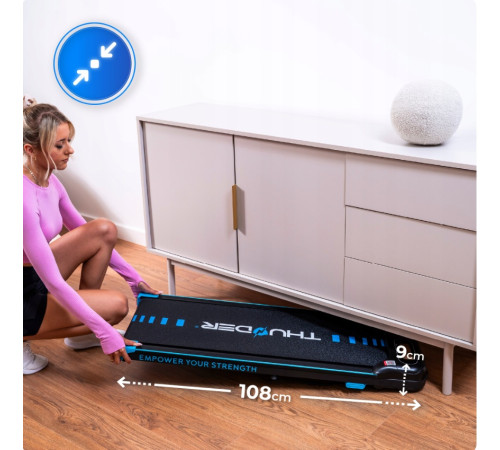 Бігова доріжка електрична THUNDER KINDI-BLACK