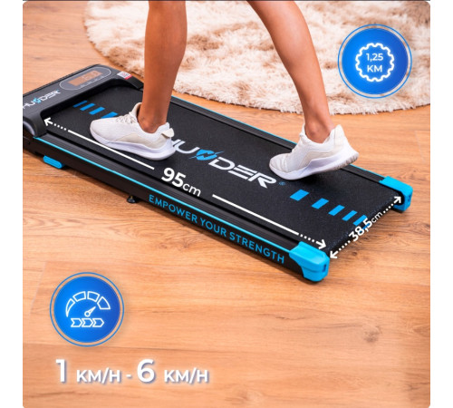 Бігова доріжка електрична THUNDER KINDI-BLACK