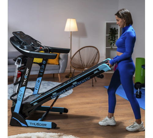 Бігова доріжка електрична THUNDER REACT-DS-BLACK