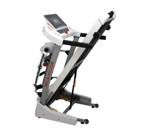 Бігова доріжка електрична WCG-H128M з гантелями та масажером