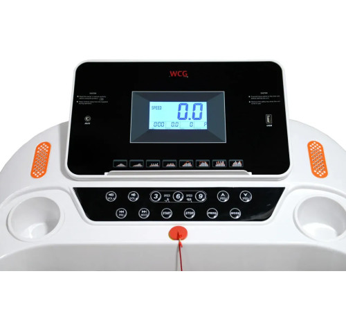 Бігова доріжка електрична WCG-H128M з гантелями та масажером