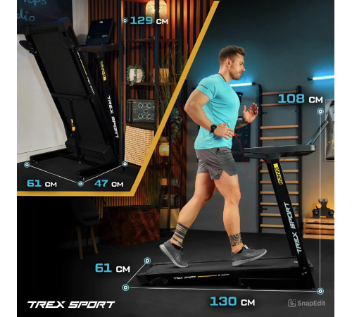Бігова доріжка електрична Trex Sport TX-700TM RUNVO