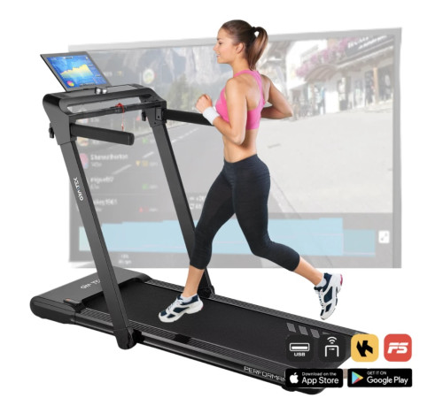 Бігова доріжка електрична GYMTEK XT700 чорна Бігова доріжка електрична GYMTEK XT700 чорна