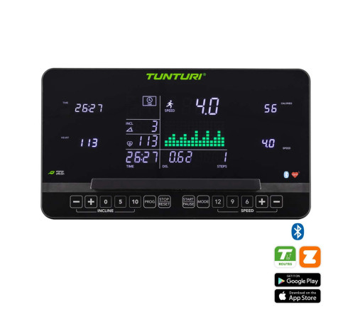 Бігова доріжка електрична Tunturi Signature T80 з поручнями