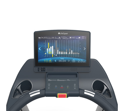 Бігова доріжка електрична LifeSpan TR7000iM, чорна