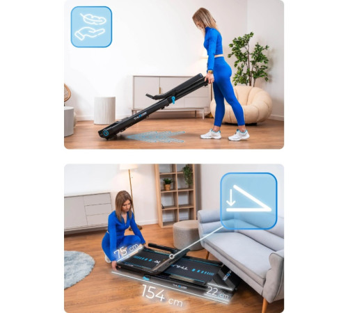 Бігова доріжка електрична THUNDER ULTRA-BLACK