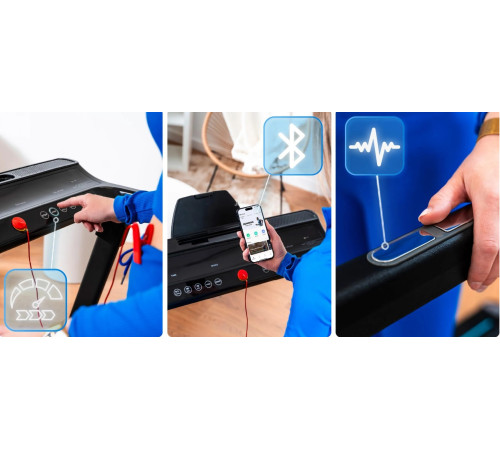 Бігова доріжка електрична THUNDER ULTRA-BLACK