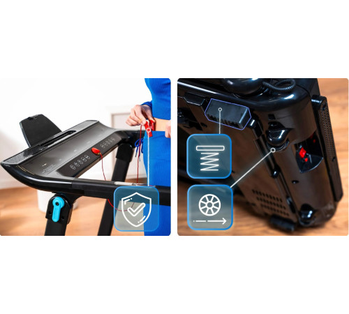 Бігова доріжка електрична THUNDER ULTRA-BLACK