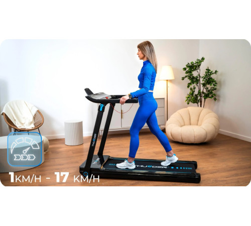 Бігова доріжка електрична THUNDER ULTRA-BLACK
