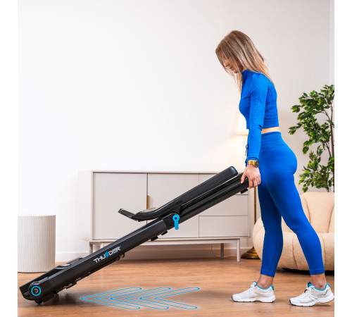 Бігова доріжка електрична THUNDER ULTRA-BLACK