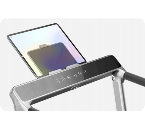 Бігова доріжка електрична Urevo FoldiMix 5 Pro, срібляста