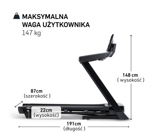 Бігова доріжка електрична NORDICTRACK T10