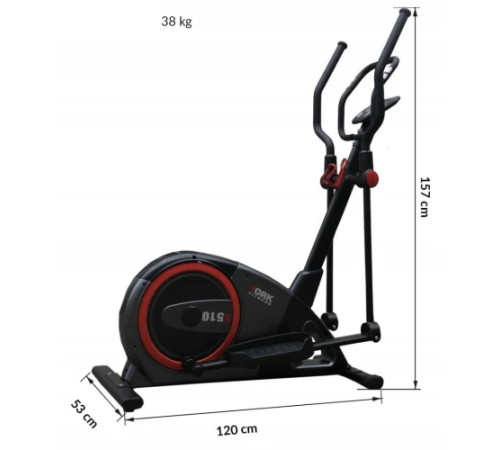 Орбітрек електромагнітний York Fitness X510 чорний Орбітрек електромагнітний York Fitness X510 чорний