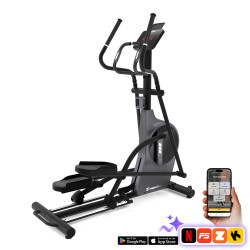 Орбітрек inSPORTline ZenStride 600 сіро-чорний