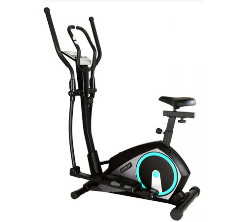 Орбітрек магнітний EcoFit E‑8729HA чорно-блакитний