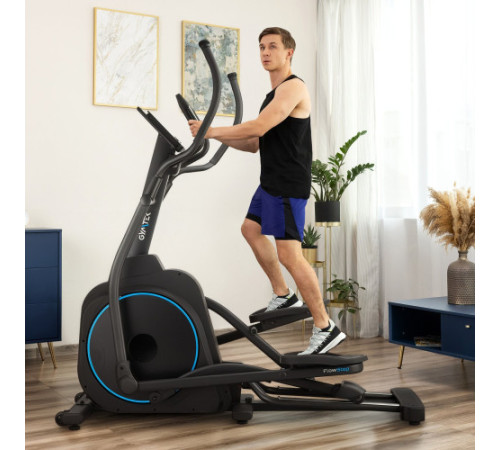 Орбітрек електромагнітний Gymtek XCF7500 чорно-синій