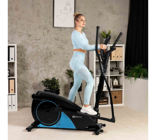 Орбітрек електромагнітний Hop-Sport HS-060C Blaze iConsole+ чорно-синій
