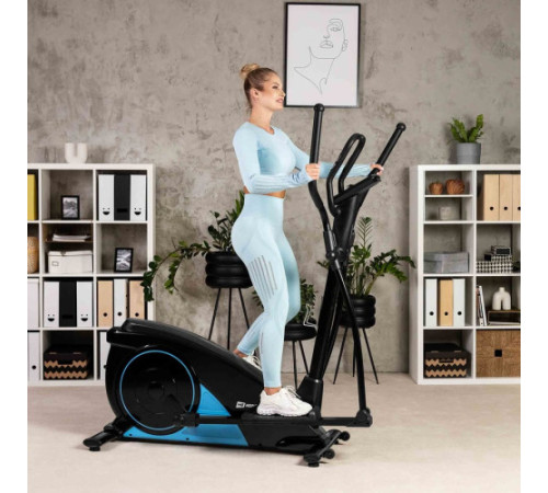 Орбітрек електромагнітний Hop-Sport HS-060C Blaze iConsole+ чорно-синій