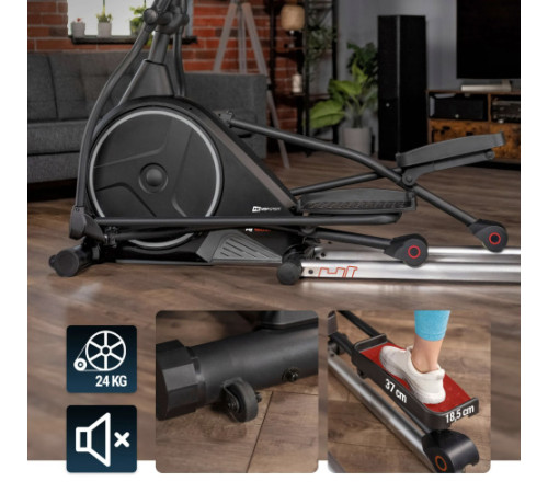 Орбітрек електромагнітний Hop-Sport HS-160CF Stage сірий