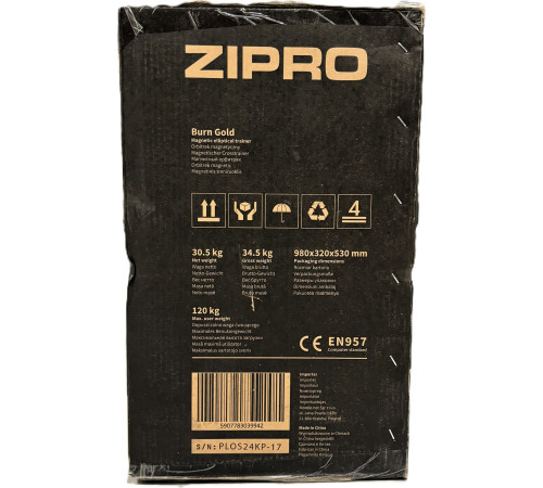Обітрек магнітний Zipro Burn Gold чорно-золотий Обітрек магнітний Zipro Burn Gold чорно-золотий