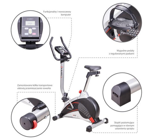 Велотренажер магнітний HMS M6995