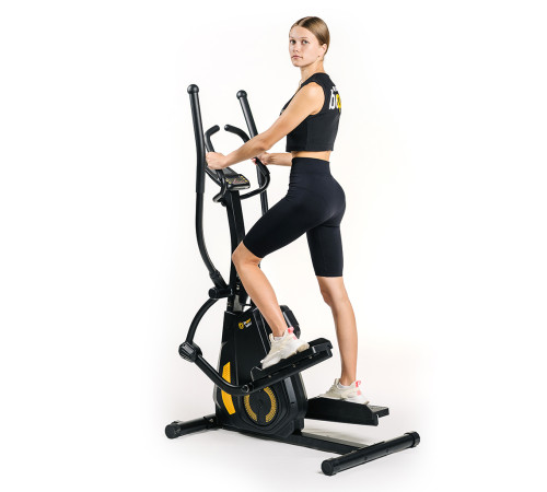 Орбітрек електромагнітний Besport BS-1105 TOPHILL-E чорно-жовтий Орбітрек електромагнітний Besport BS-1105 TOPHILL-E чорно-жовтий
