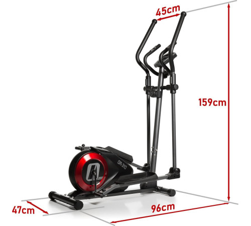 Орбітрек магніний Abarqs OR-310 чорно-червоний