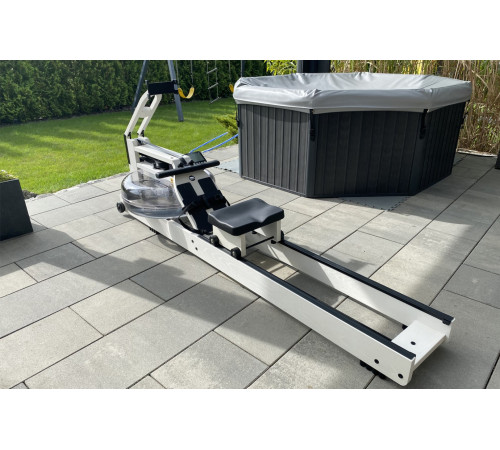 Веслувальний тренажер водний WaterRower Blanc S4 Oak білий Веслувальний тренажер водний WaterRower Blanc S4 Oak білий